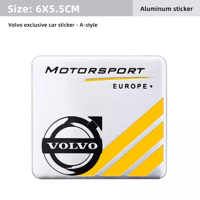 

Metal Shield Styling Emblem Decal Car Sticker Rear Trunk lid Accessories For Volvo XC90 V90 V60 XC60 V40 EC40 EX40 S80 S60 S90