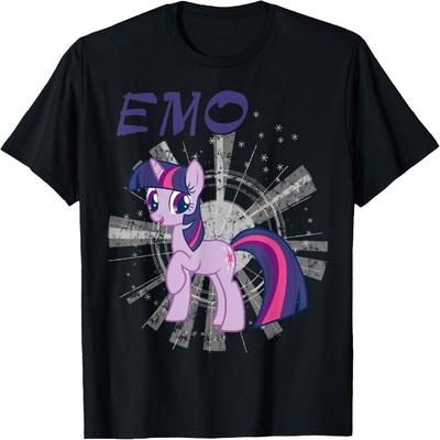 Emo Retro Style Rainbow Dash Fluttershy Rarity Art T-Shirt