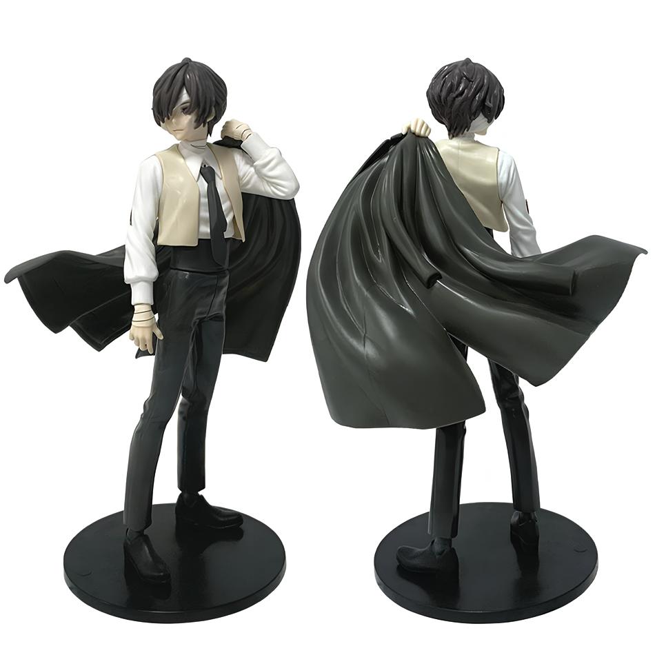 20cm Bungou Stray Dogs Nakahara Chuuya Anime Figürü Dazai Osamu Aksiyon Figürü Edogawa Rampo Figürü Koleksiyonluk Model Bebek Oyuncakları