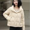 Winter New Products Simple and Loose Stand-up Collar Lightweight Down Jacket Women's Foreign Style Warm Down Jacket