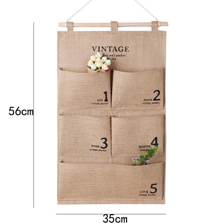 Wen'er Wandmontierte Mehrschichtige Hängeaufbewahrungstasche für Studentenwohnheime