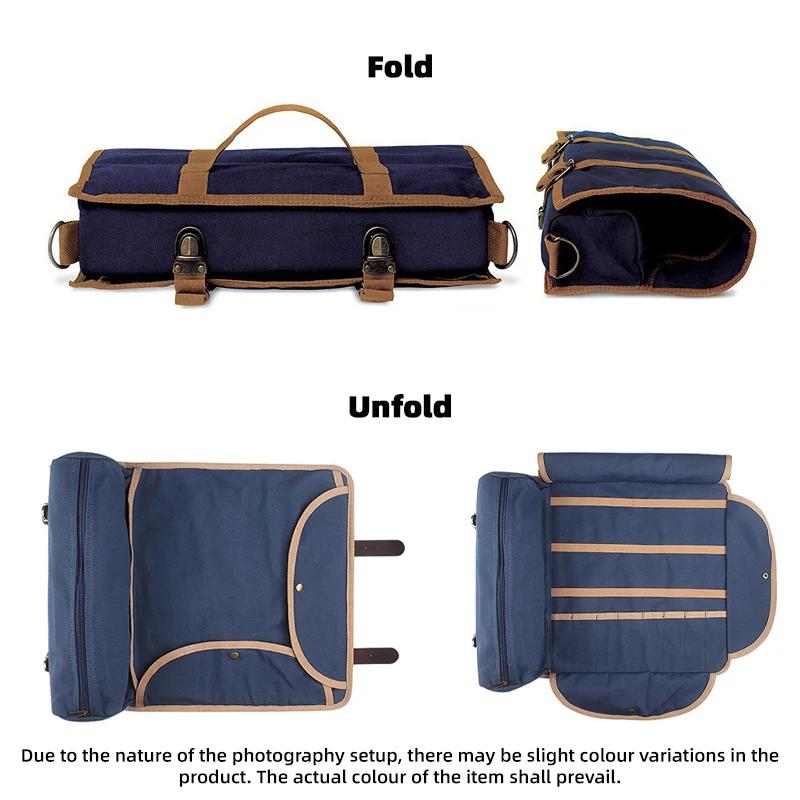 

Сумка для хранения коктейльных инструментов, оснащенная плечевым ремнем, пустая сумка, сумки для барных инструментов, сумка-ролл для барменов для дома, работы, вечеринки темно-синий