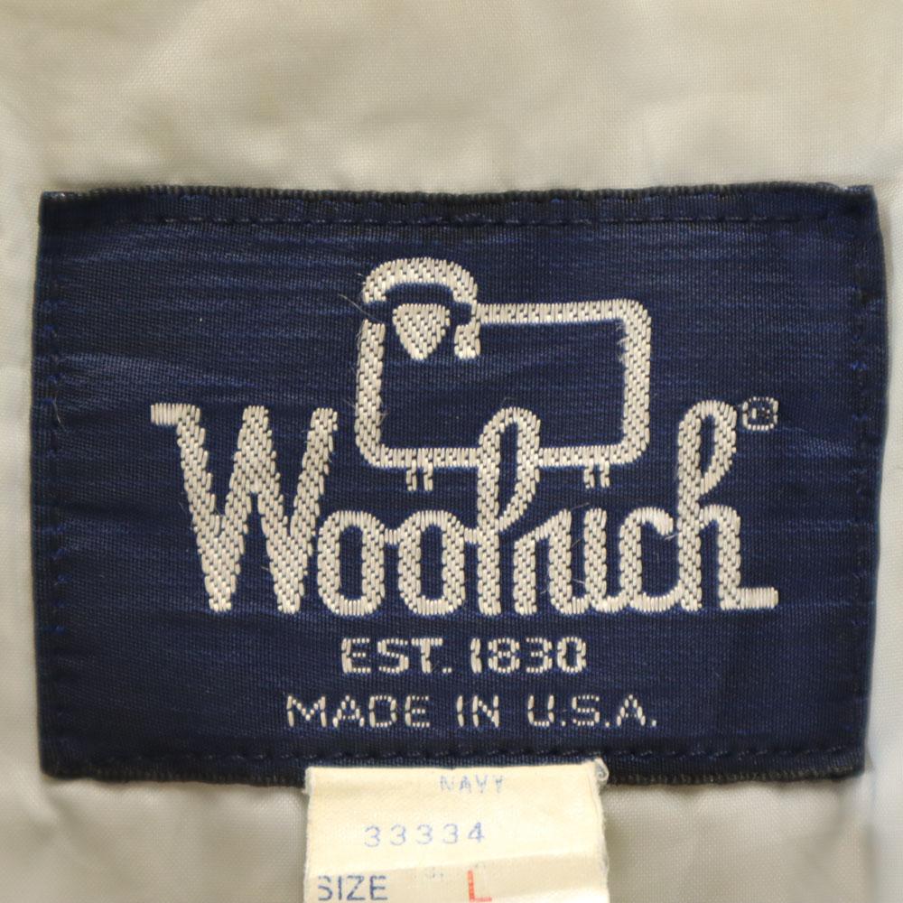 WOOLRICH 70s vintage Mountain parka L Navy Men's Used