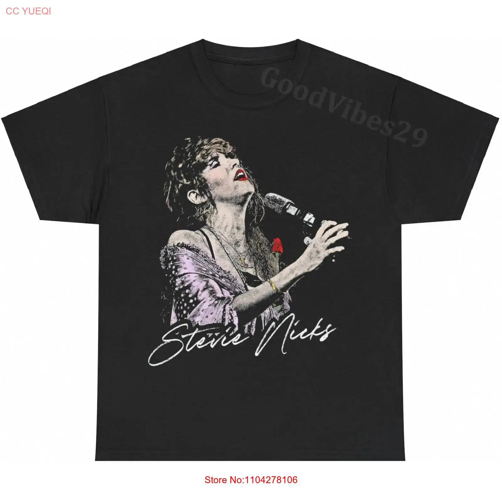 

Stevie Nicks Vintage Aesthetic Rock Music T Shirt S 5XL vintage Washed Versatile Comfortable Breathable Top For Everyday Wear S разноцветный