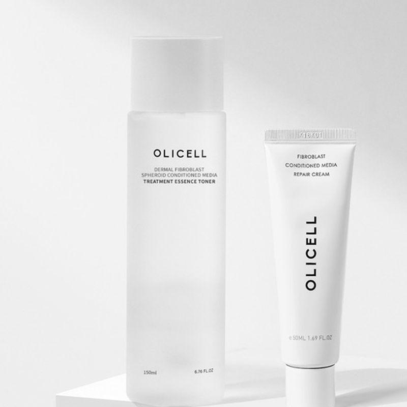 OLICELL Treatment Essence Toner 150ml + Repair Cream 50ml 150ml