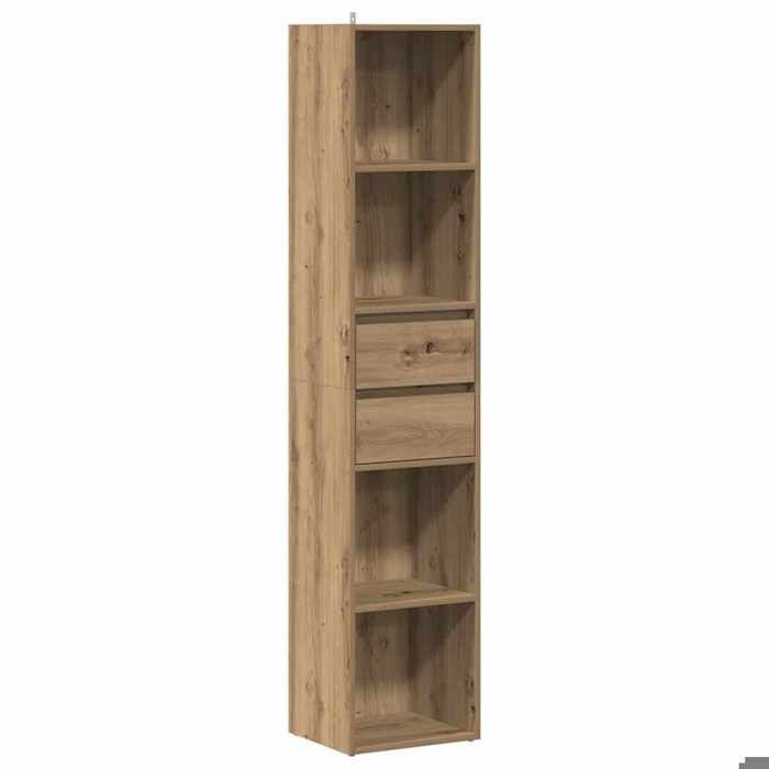 VidaXL Bookcase Artisan Oak 36x30x171 Cm Engineered Wood, Bookcase, Storage Cabinet, Cabinet of 856047
