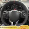 Car Steering Wheel Cover Microfiber Leather For Mazda CX-5 CX5 Atenza 2014 New Mazda 3 CX-3 2016 Scion Car Interior Car Styling