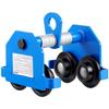 VEVOR Manual Trolley, 0.5 Ton Load Capacity, Push Beam Trolley with Dual Wheels, Adjustable for I-Beam Flange Width 53 mm to 140 mm