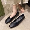 Fashion 2025 New Shoes for Women Retro Ladies Flats Slip on Shoes Loafers Square Toe Shallow Mouth Women Casual Footwear Lightweight