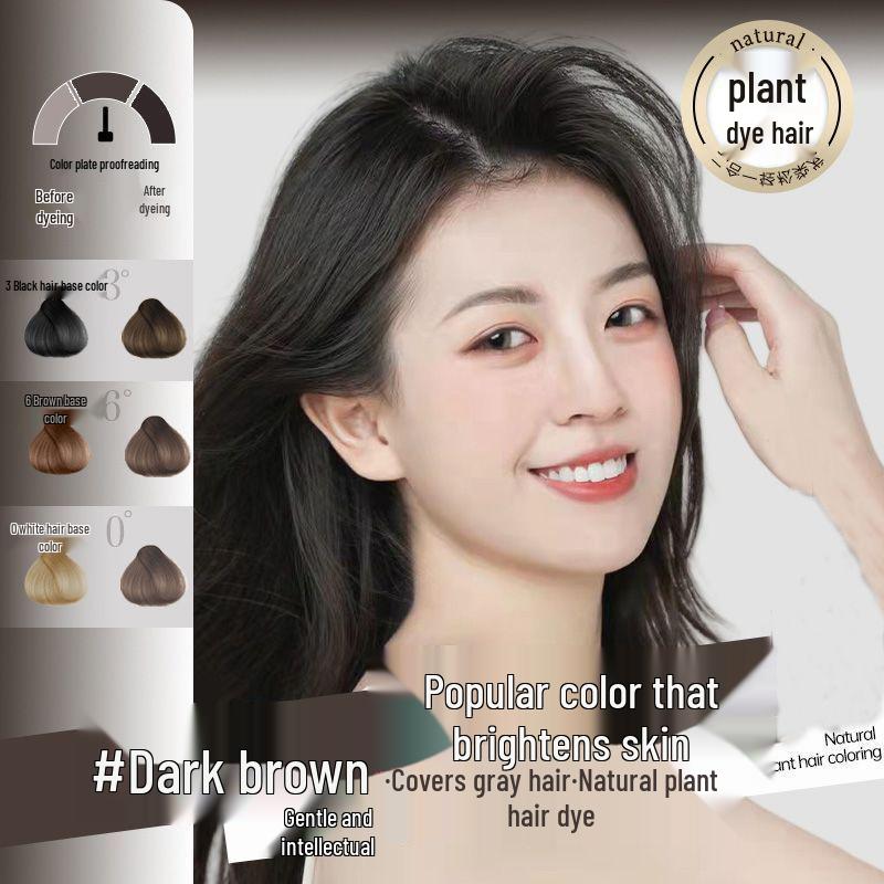 Creme de Tintura de Cabelo Vegano de Dose Única Atualizado – Coloração de Cabelo DIY Saudável de Segunda Geração