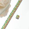2024 DIY Personalized Shiny Classic Burger Coffee Beverage 304 Stainless Steel Italian Charm Bracelet Link 9mm * 10mm Module