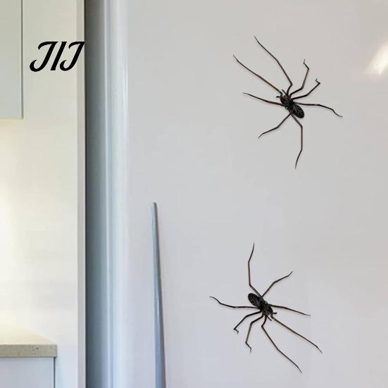 Iron Surface Decorative Gadgets Realistic 3D Spider Refrigerator Magnet, Insect Magnet for Kitchen Fridge Office Whiteboard Magnets Whiteboard,