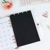 Black Page Dividers Loose-leaf Divider Index Divider Binder Index Separator Notebook Paper Divider