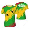 Sports Mesh T-shirt Sao Tome And Principe Flag For Running Bike Soccer Tennis Football Fitness Tees 3D Printed Custom