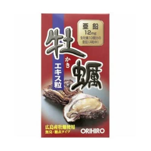 Set Sale: Orihiro New Oyster Extract Tablets, Approximately 30-Day Supply (120 Tablets) X 3 Packs, Oyster Supplement