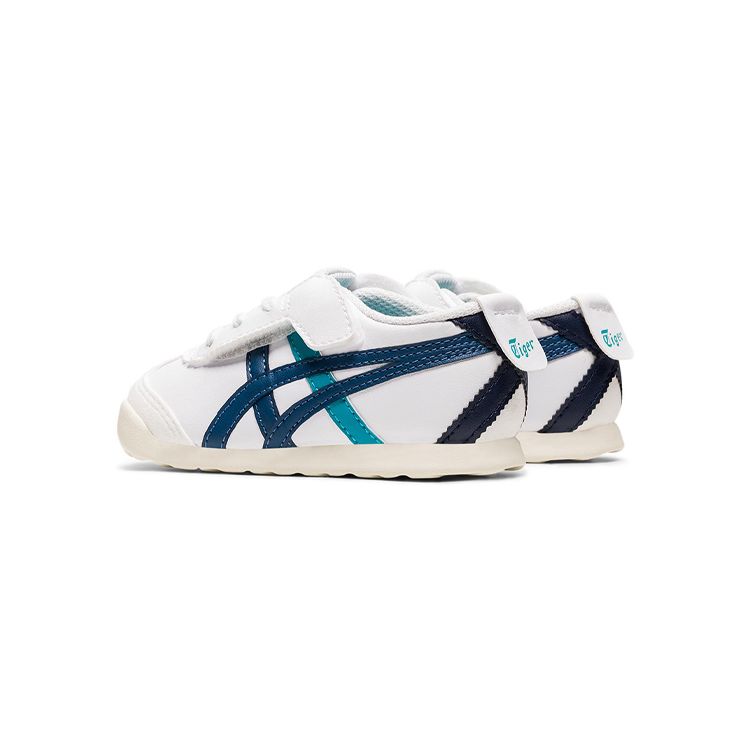 Onitsuka Tiger Mexico 66 Ts Soft Comfortable Non-Slip Wear-Resistant Low-Top Sports Casual Shoes Baby Sneaker White Blue 1184A074-106