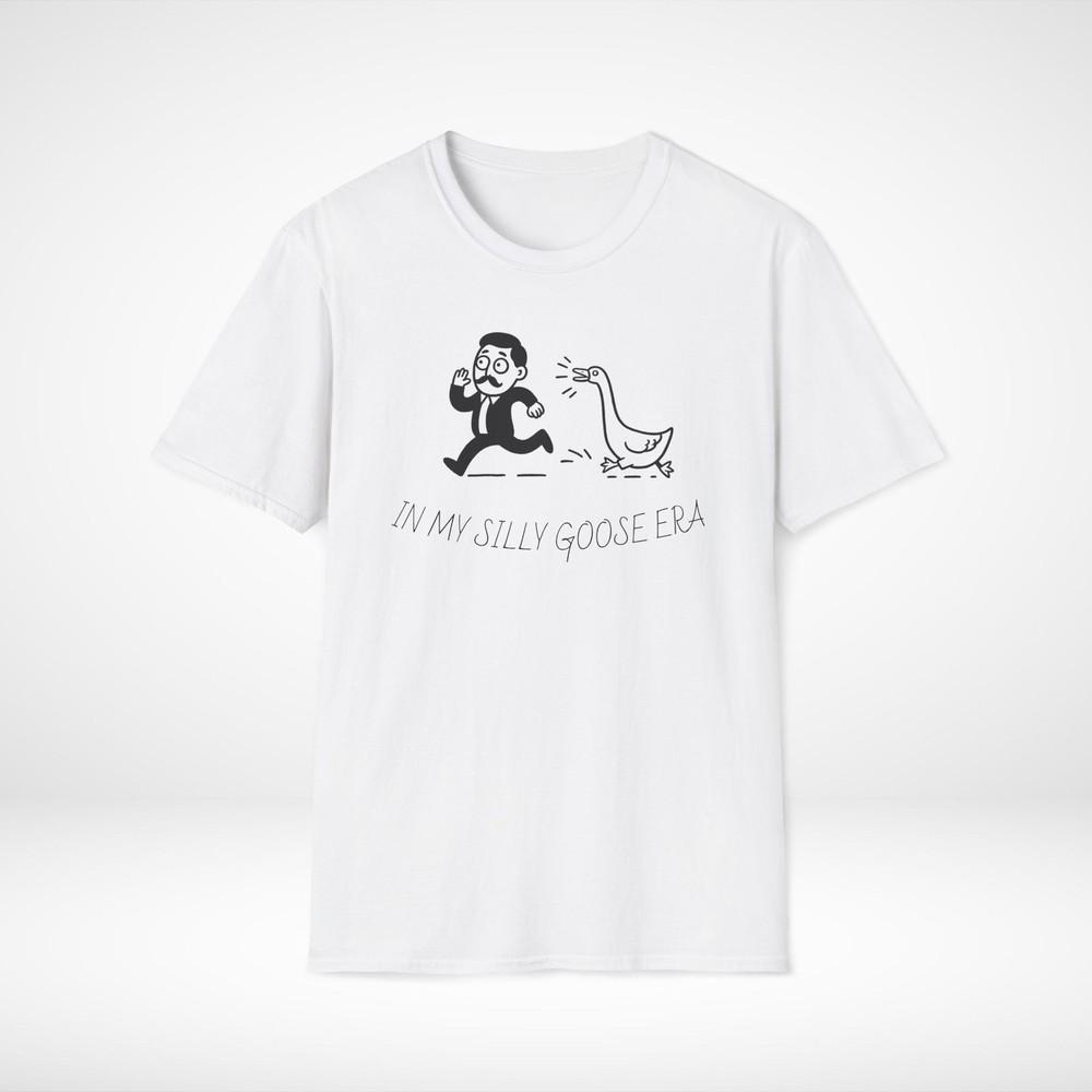 Silly Goose T-Shirt, Funny Graphic Tee, Unisex Top, Animal Lover Gift, Comfy
