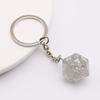 Colorful Acrylic 20-Sided Dice Shaker Pendant for Handmade Jewelry