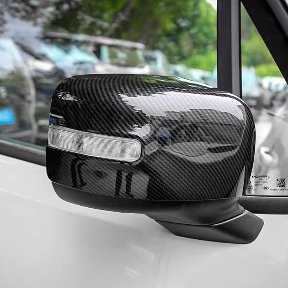 Car Rearview Mirror Protector Cover Left Right Side Door Wing Mirror Cap for Jeep Renegade 2016-2026 Auto Exterior Accessories