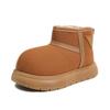 Girls shoes snow boots 2025 winter new boys cotton shoes velvet children's shoes waterproof baby boots winter
