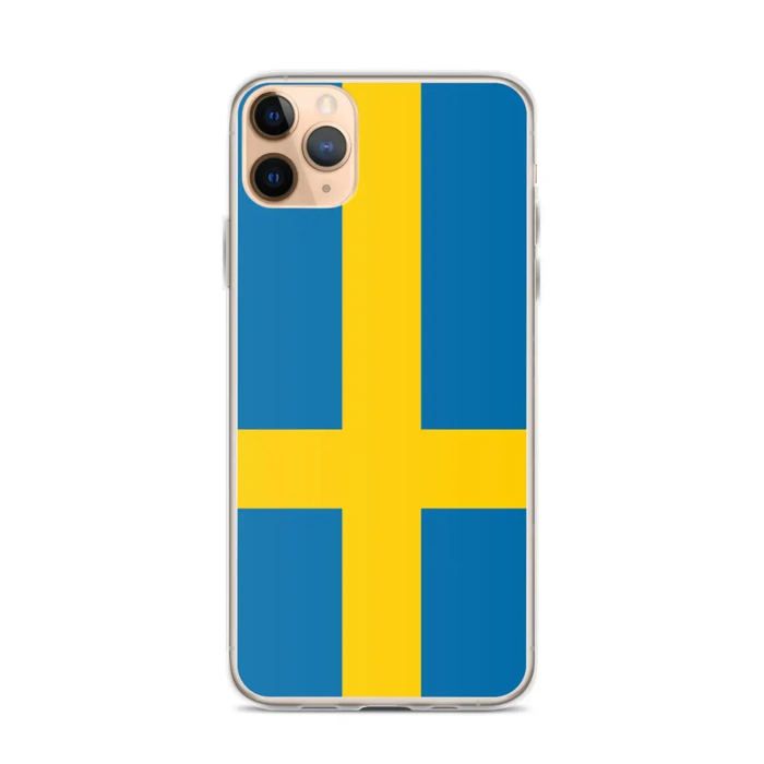 Coque Télephone Drapeau Suède - iPhone 11 Pro Max