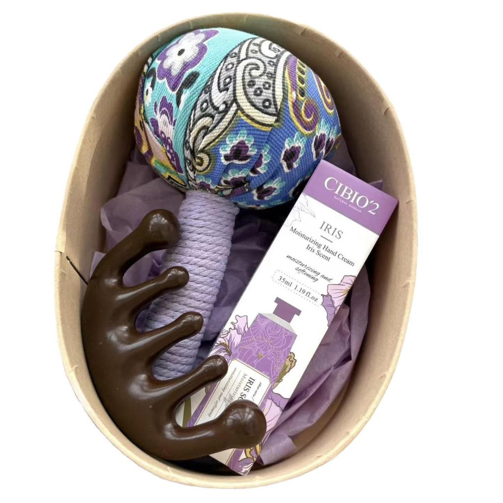 Luxury Health-Preserving Gift Set: Massage Comb & Mugwort Hammer for Teachers, Employees, and Colleagues