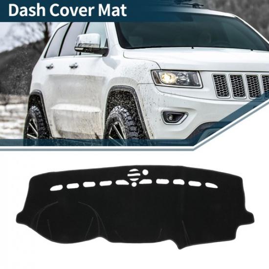 Dashboard Dash Cover Mat Pad for Jeep Grand Cherokee 2011- Protector Black