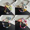Summer Flower Cartoon Phone Strap With Pvc Beads And Cute Pendant For Girls And Teens
