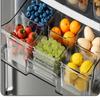 1 STÜCK Kühlschrank Seitentür Aufbewahrungsbox Lebensmittel Gemüse Obst Eier Frischhalte-Organizer Haushalt Küche Kühlschrank Behälter Boxen