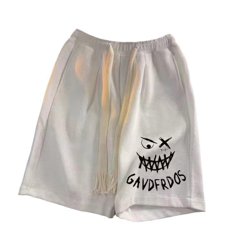 

Ретро шорты мужские летние новые свободные и универсальные прямые повседневные спортивные брюки для центра 5XL