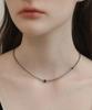Tatiana (Silver 925) Gray Scale Bead Necklace Nz2447