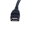 Durable Male Female Micro USB Cable Adapter Power Cable Data Cable OTG Cable Y Splitter USB Adapter