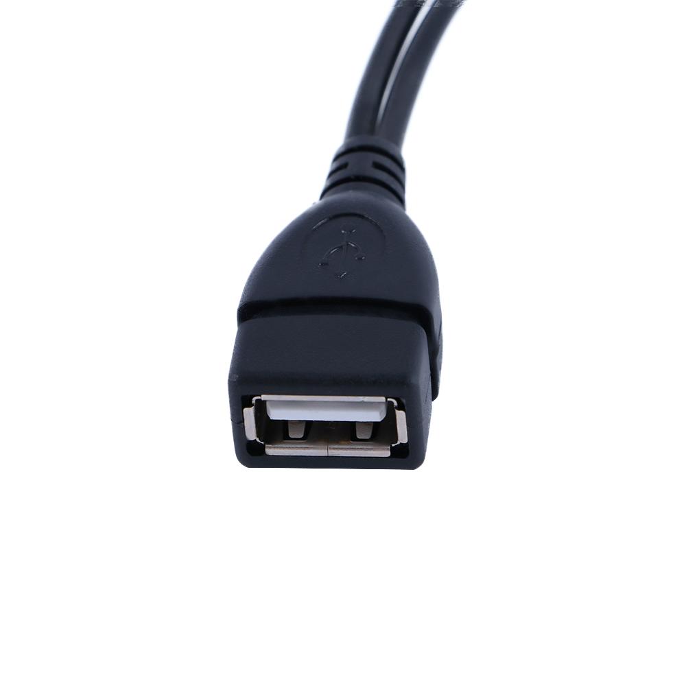 Durable Male Female Micro USB Cable Adapter Power Cable Data Cable OTG Cable Y Splitter USB Adapter