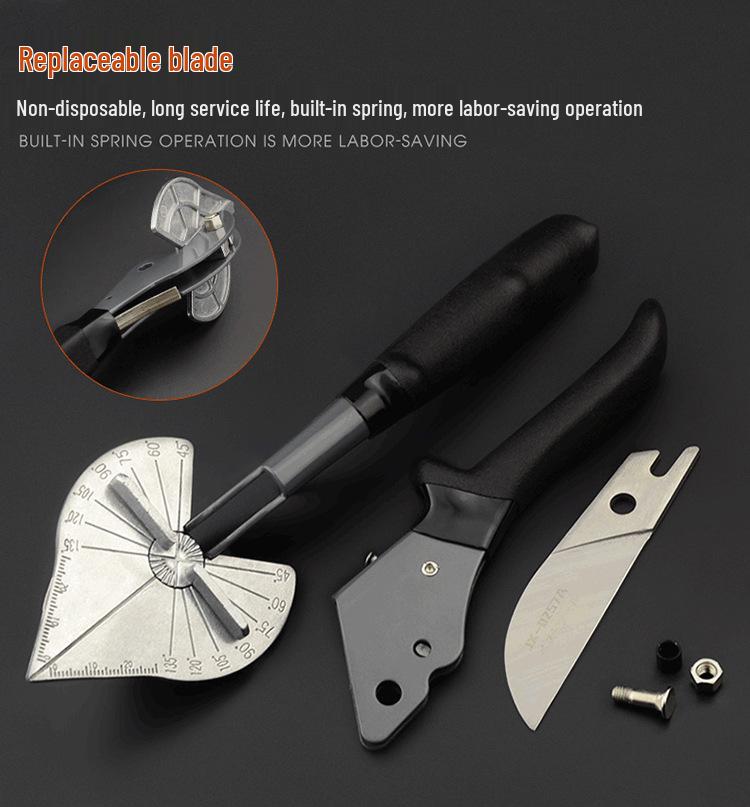Kyoto Precision Angle Wire Duct Scissors - 45°/90° Flanging Pliers, Snap Strip Cutter for Woodworking & Electricians