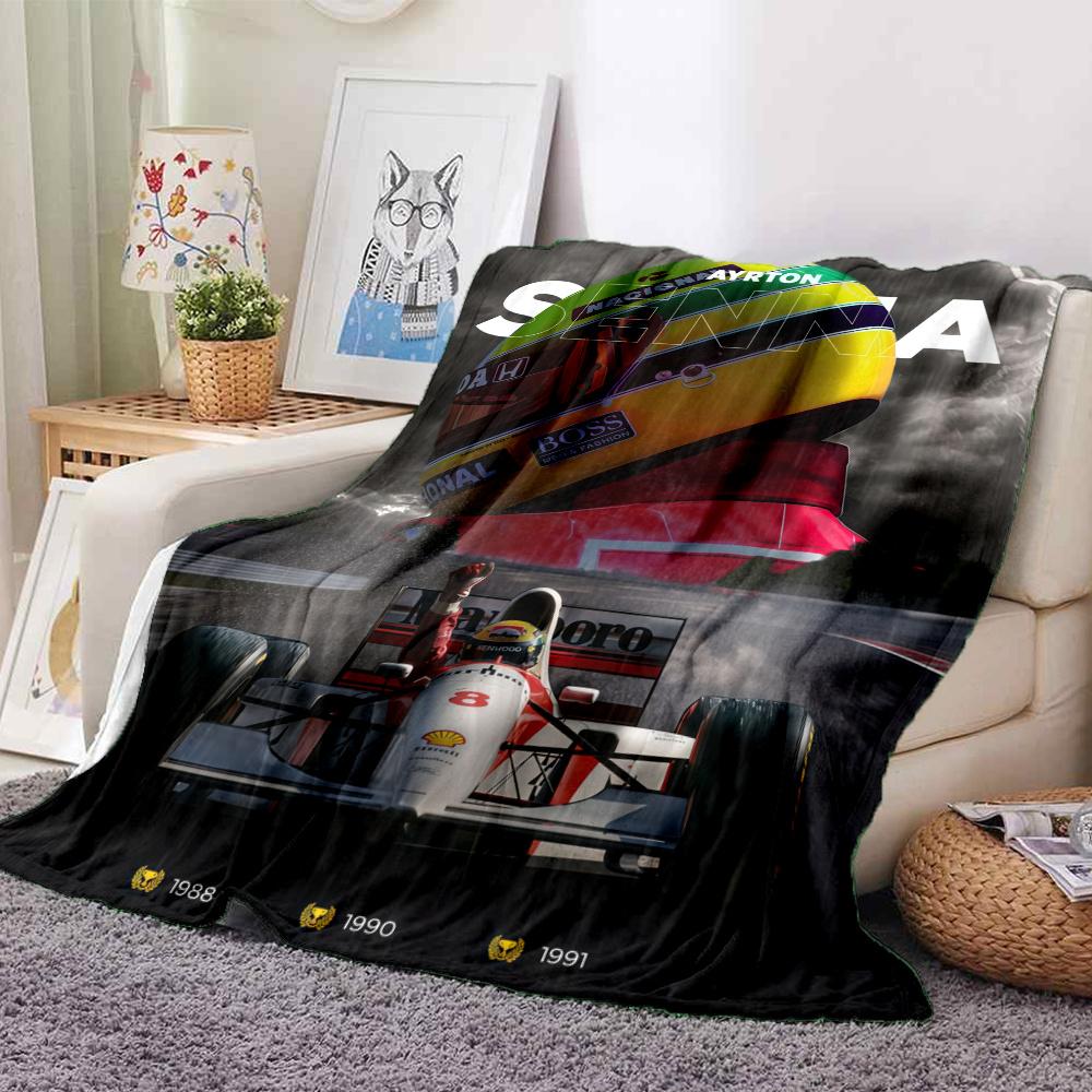 Ayrton Senna Decke, Hohe Qualität, Bequem für alle Jahreszeiten, Heimdekoration, Wärme und Komfort