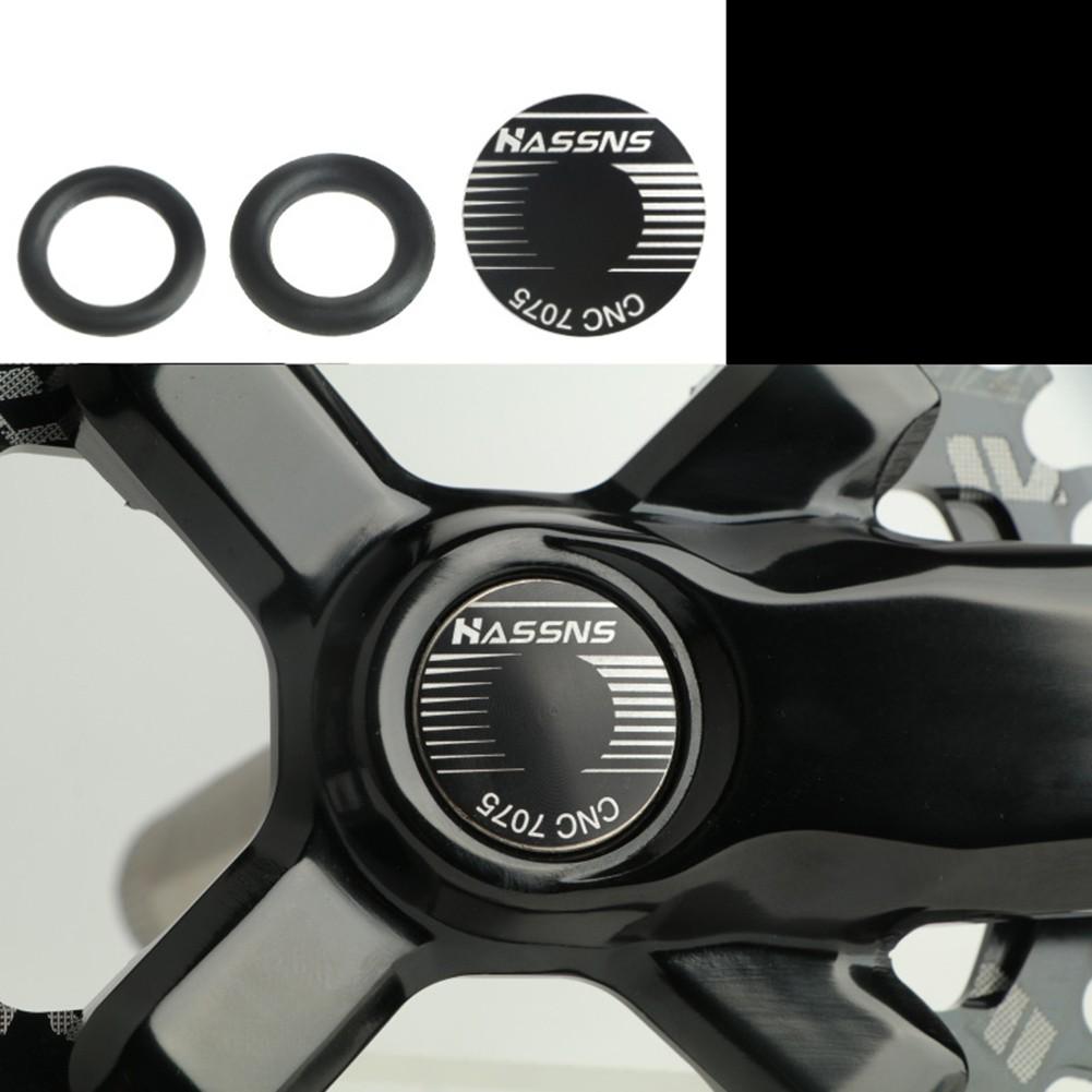 

1 Pcs Aluminum Alloy Bike Crank Cap For Mountain Bike / Road Bike Waterproof чёрный