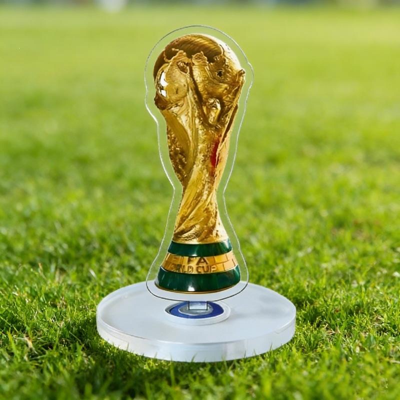 2026 World Cup Rotating Trophy Replica Desk Decor