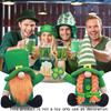 Faceless Gnome Doll Scandinavian Felt Dwarfs Doll for StPatricks Day Home Tabletop Decoration Carnival Party Props Doll