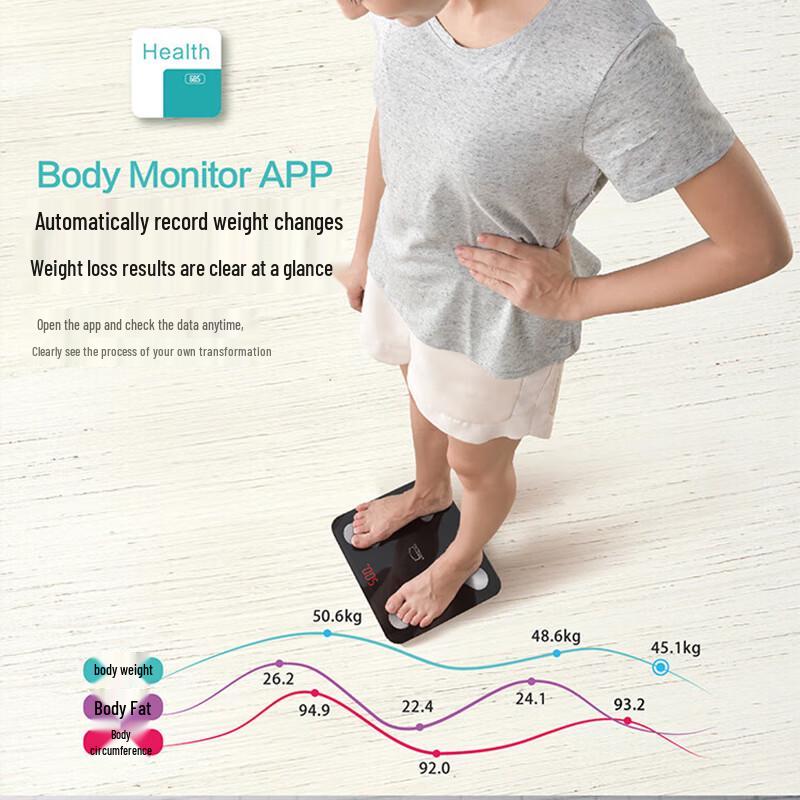 LOCK&LOCK Smart Bluetooth Body Fat Scale