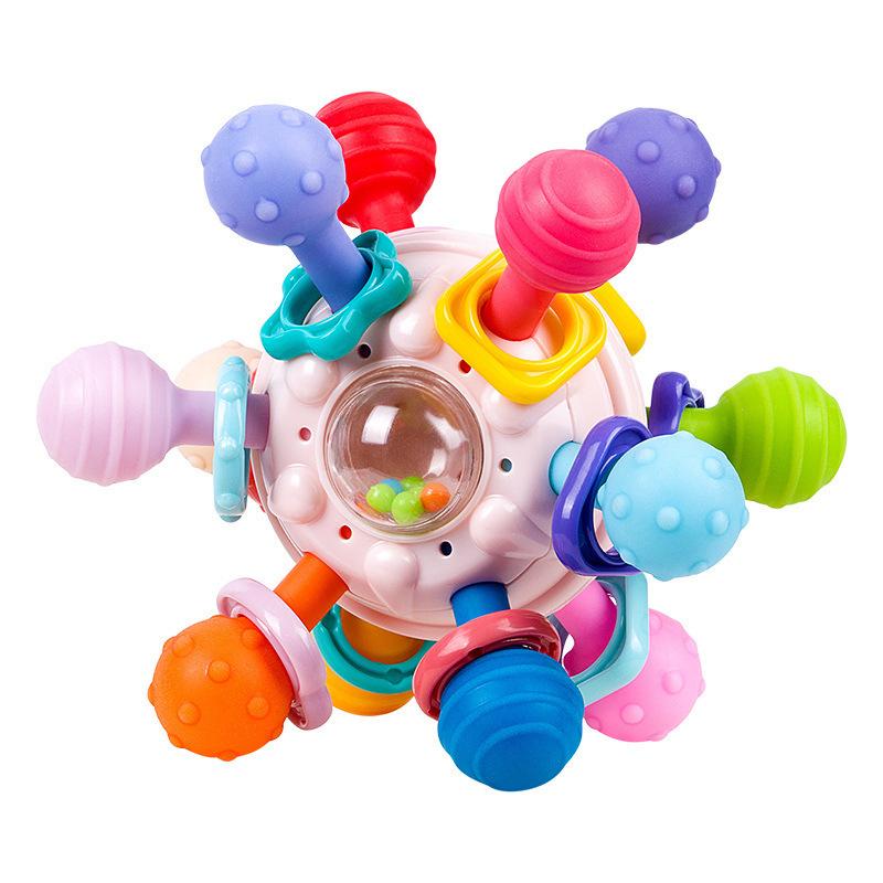 Manhattan Atomic Ball Player Grasping Ball Baby Toy Teeth Grinding Ball Puzzle Early Education Baby Grasping Training