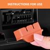 Silicone Car OBD Dust Cover OBD Diagnostic Interface Protective Cover For Jeep Grand Cherokee Wrangler JK Renegade Gladiator AMZ1 
