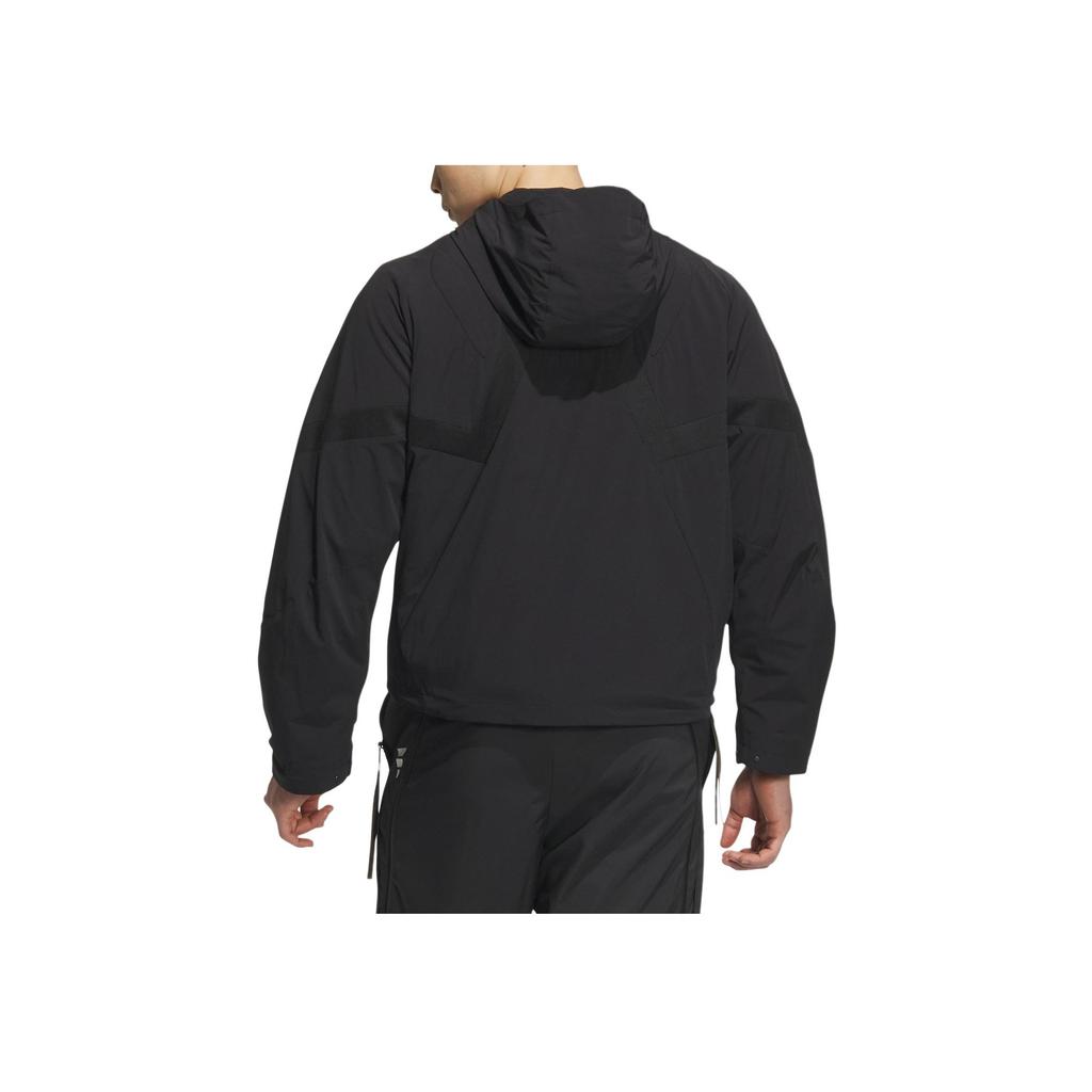 Adidas FW24 Pre Chaqueta Serie Estilo Futuro Chaqueta Deportiva Casual con Capucha Manga Larga Hombre Chaquetas Negro JN3427