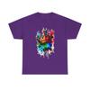 King Colorful Crown Splash T-Shirt, Unisex Tee, Regal Crown Shirt, Vibrant Crown
