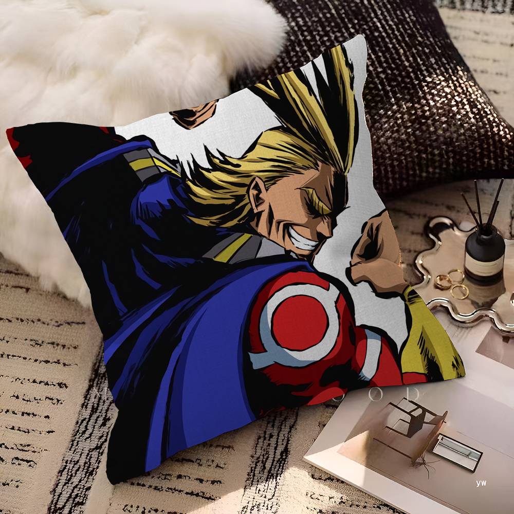 All Might My Hero Academia 45*45cm Cushion Cover Pillow Cover Decor Pillowcase Home Pillowcase For Couch Pillow