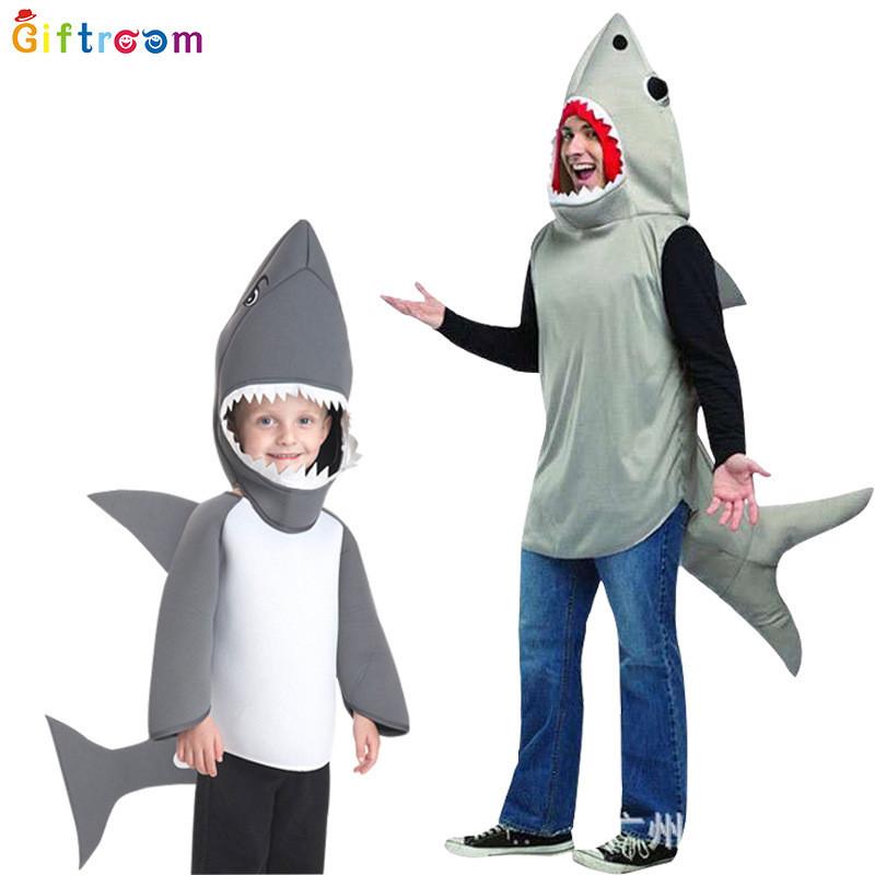 Adorable Shark Costume For Boys Perfect For Halloween And Marine Animal Themed Events