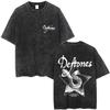 Wypierana Vintage Deftones Diamond Eyes Grafika z Okładki Albumu Koszulka Męska Damska Retro Rock Pop Muzyka Koszulki Męskie Oversize Krótki Rękaw