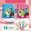 Creative Paper Cutting Collage Kit for Girls Ages 3-6 - Kindergarten Art Materials & Educational Toy