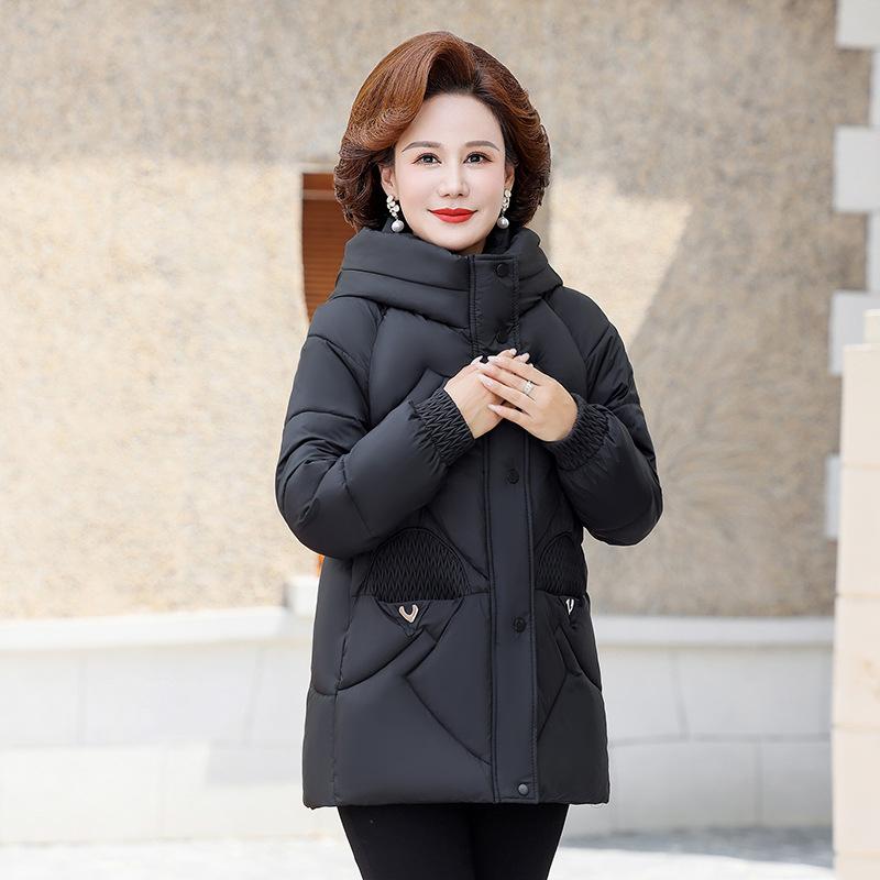 

2025 зимняя куртка утолщенная хлопковая куртка женская новая стеганая куртка осень и зима пуховая стеганая куртка XL