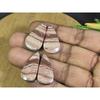 51Cts. Natural Zebra Jasper Matched Pair Pear Cabochon Gemstone 2Pair Lot B-214