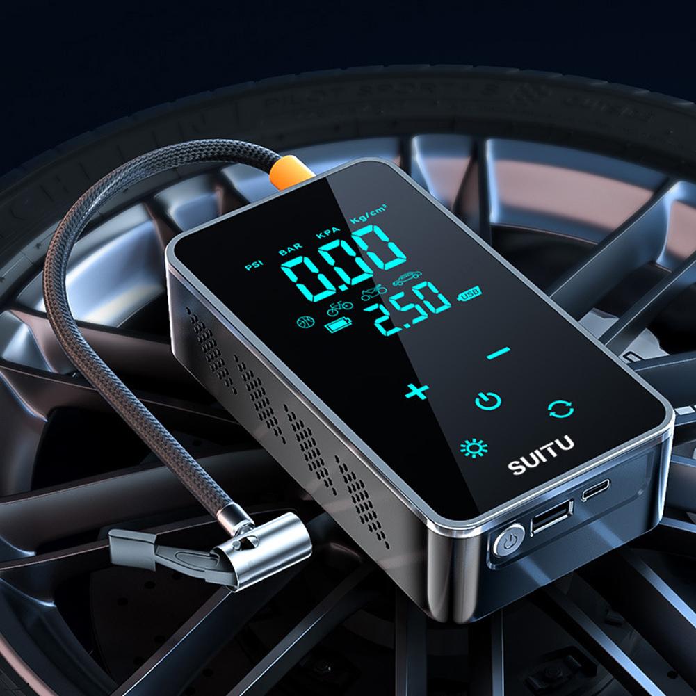 Mini Car Air Compressor 12V 150PSI Portable Car Tire Inflator Smart Digital Inflatable Pump For Car Bicycle Boat Air Pump